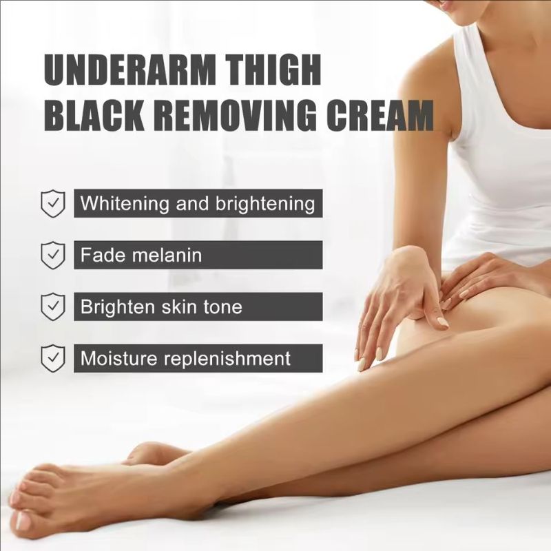 Jaysuing Body Whiten-ing Cream Private Parts Dark Underarm Bleaching Moisturizer Remove Melanin Neck Knees Elbow Brighten Lotion