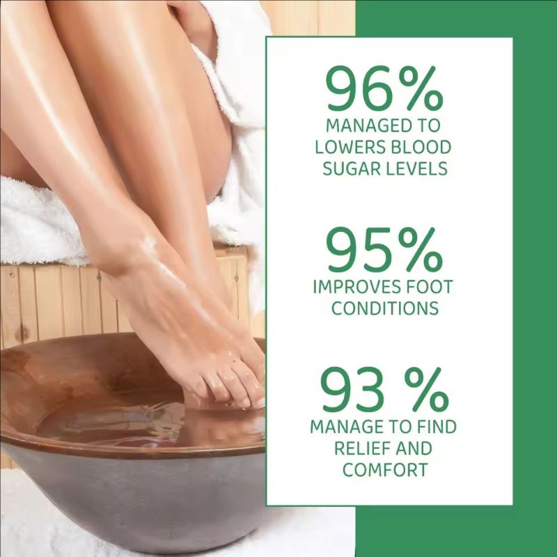 Reduce Blood Sugar Foot Soak Relax Detox Slimming Relief Physical Fatigue High Blood Pressure Insomnia Treat Diabetes Foot Bath
