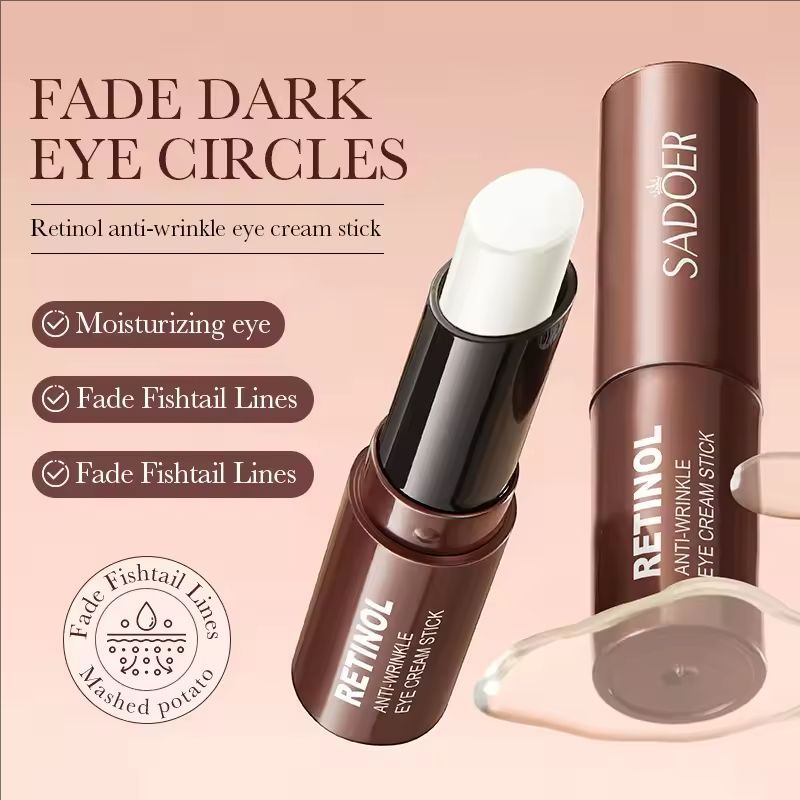 Retinol Eye Cream Stick Anti Dark Circles Under the Eyes Moisturizing Firming Eyes Cream Eye Skin Care Products