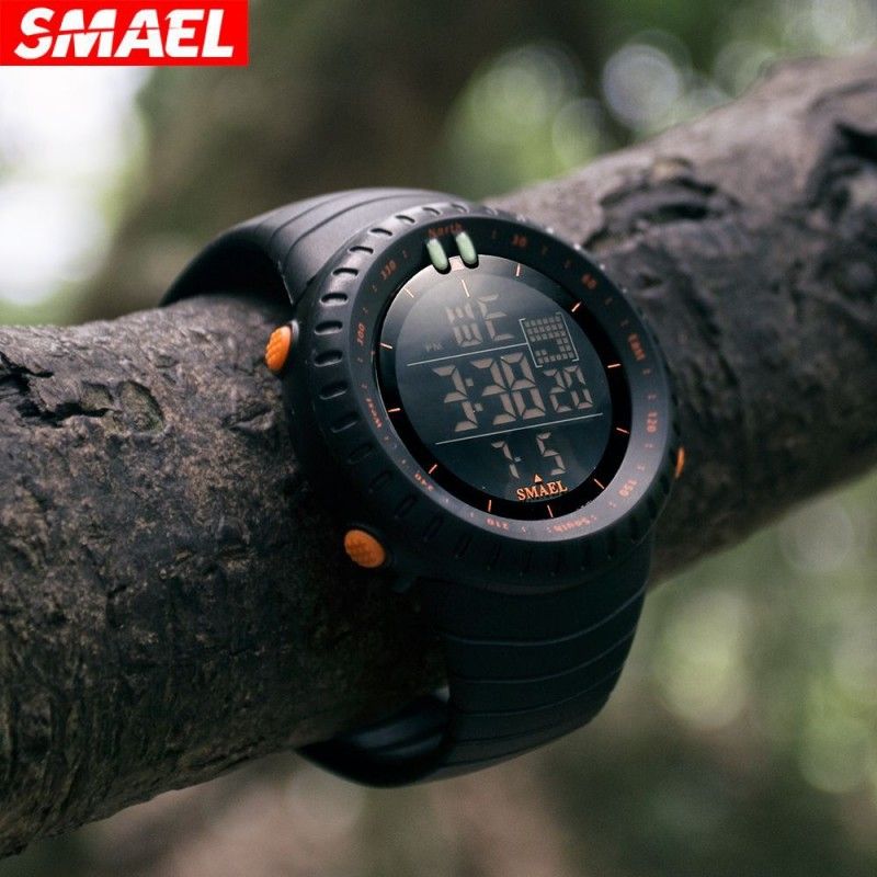 SMAEL Multi-functional Watches Outdoor Men's Waterproof Sports Electronic Watch Luminous Alarm Watch Male Wrist Watch