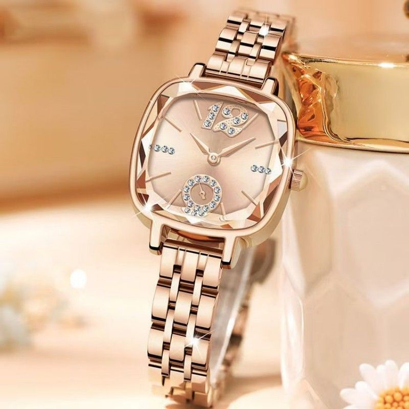 Women Watches Square Women's Watches Quartz Watches Diamond-set Female Wrist Watch