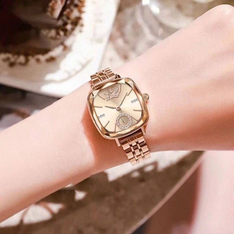 Women Watches Square Women's Watches Quartz Watches Diamond-set Female Wrist Watch