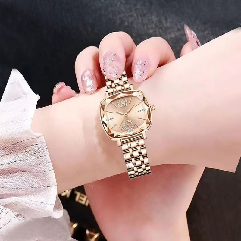 Women Watches Square Women's Watches Quartz Watches Diamond-set Female Wrist Watch