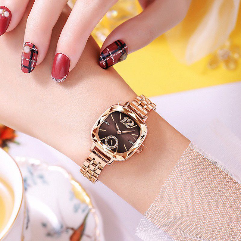 Women Watches Square Women's Watches Quartz Watches Diamond-set Female Wrist Watch