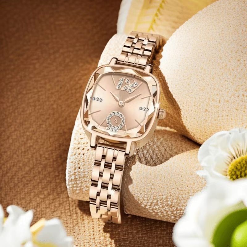 Women Watches Square Women's Watches Quartz Watches Diamond-set Female Wrist Watch