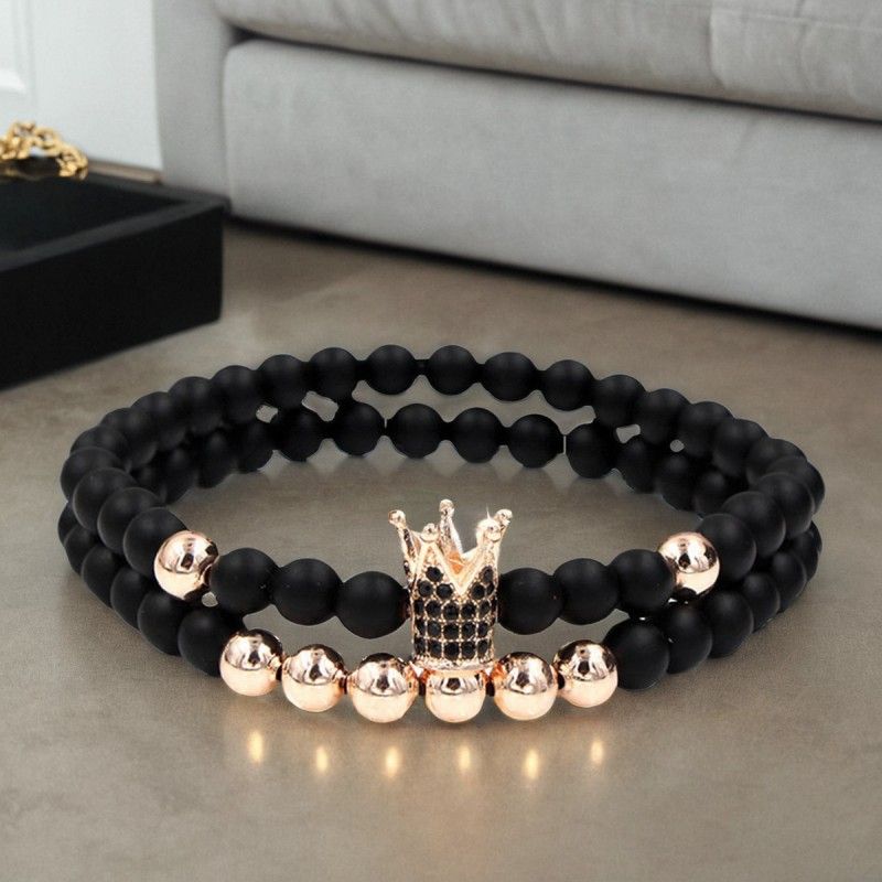 2PCS Fashion LED Digital Watch Bracelet Set Luminous Electroplated Sports Electronic Watch Wrist Watch For Men And Women