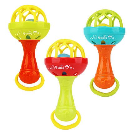 2pc Rattles baby toy Develop Baby Intelligence Grasping  Hand Bell Rattle girl boy baby Toys Fast delivery within 1-5 days