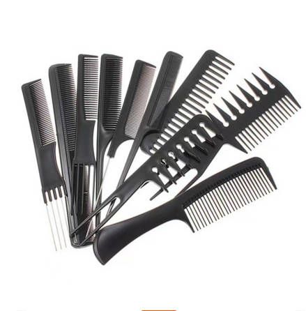 10-Piece Comb Set Plastic Combs Hair Dyeing Oil Baking Comb Hair Salon Hairdressing Tool Men Sunglasses Personality Fashion Trend Women Glasses Fast delivery within 1-5 days