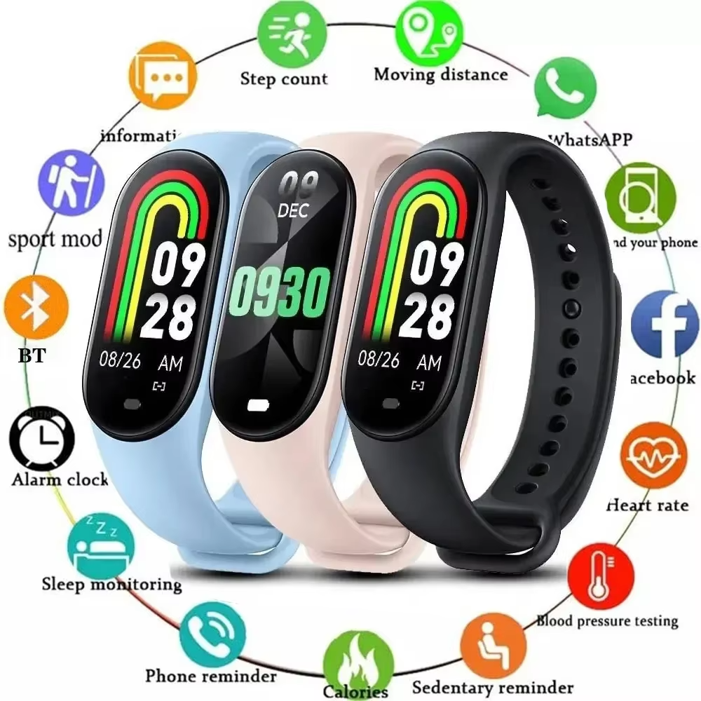 Smart bracelet watch smart watch men and women heart rate sports fitness bracelet smart watch Fast delivery within 1-5 days