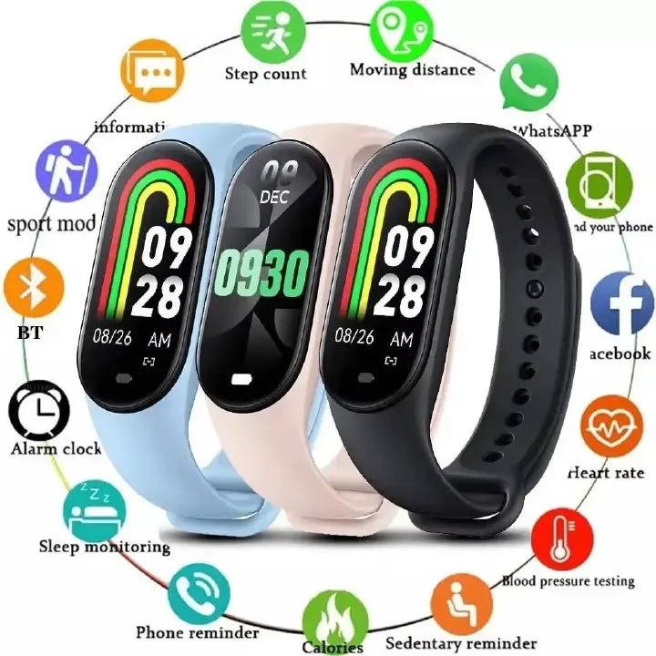 Smart bracelet watch smart watch men and women heart rate sports fitness bracelet smart watch Local fast delivery