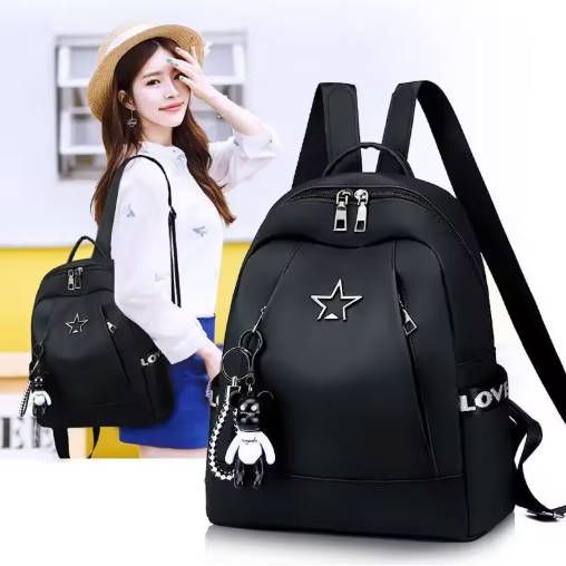Fashion women Backpack Ladies Handbag Flat Bottom girl Bookbags school Fast delivery within 1-5 days