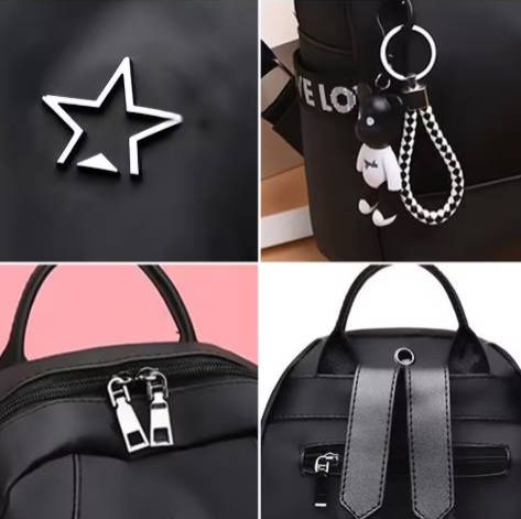 Fashion women Backpack Ladies Handbag Flat Bottom girl Bookbags school Fast delivery within 1-5 days