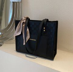 Fast delivery Women shoulder bag messenger  Soft PU Leather  bags Girl casual Fashion Handbags Ladies Tote Bags 1handbag1 Large Capacity Versatile Handbag Local fast delivery