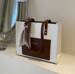 Fast delivery Women shoulder bag messenger  Soft PU Leather  bags Girl casual Fashion Handbags Ladies Tote Bags 1handbag1 Large Capacity Versatile Handbag Local fast delivery