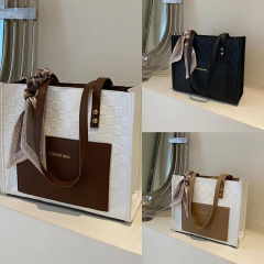 Fast delivery Women shoulder bag messenger  Soft PU Leather  bags Girl casual Fashion Handbags Ladies Tote Bags 1handbag1 Large Capacity Versatile Handbag Local fast delivery