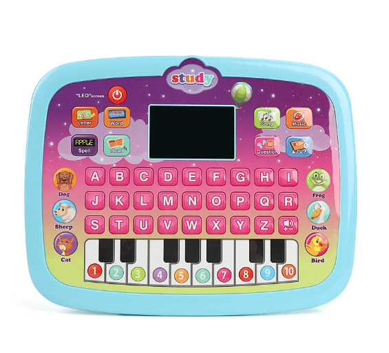 Fast delivery within 1-5 Kids' Toy Tablet Children english Learning Toy  Electronic Learning Products  LED Screen Lighting Early Education Multifunctional  Reading MachineToy Free battery gift