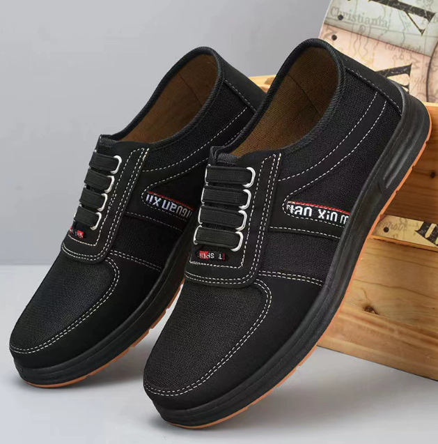 Men's Comfortable Breathable Casual Shoes Lightweight Spring Autumn Dad Shoes Boy Cloth Shoes Low Top Flat sneaker Local fast delivery