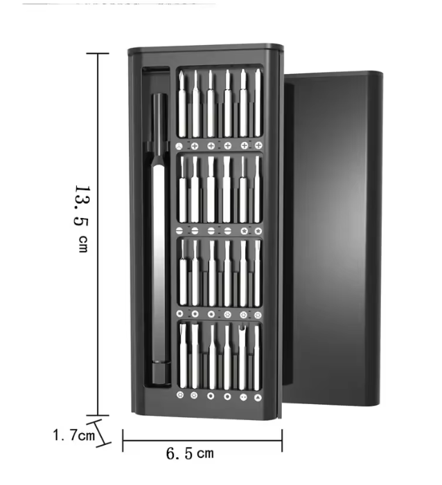 25 in 1 Precision Screwdriver Set - Phillips Torx Hex Head for Mobile Phone Watch Computer Glasses Maintenance Local fast delivery