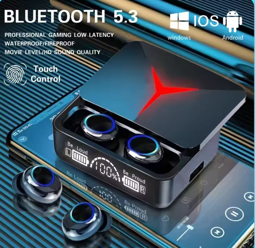 Wireless Earphones 5.0 Noise Cancelling Earbuds Bluetooth Earphones For Android  IOS Smart Phone Fast delivery within 1-5 days