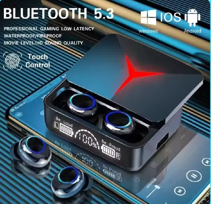 Wireless Earphones 5.0 Noise Cancelling Earbuds Bluetooth Earphones For Android  IOS Smart Phone Fast delivery within 1-5 days