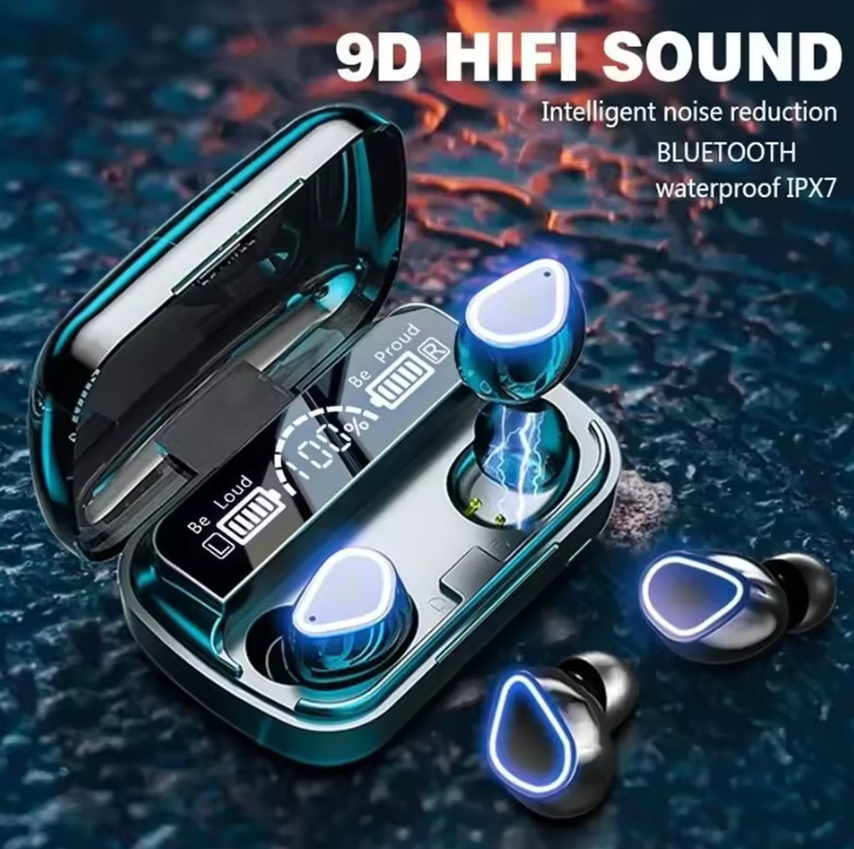 Bluetooth Earphones Handfree LED Dispay earphones Bluetooth Wireless Earbuds Waterproof Gaming earphone Fast delivery within 1-5 days