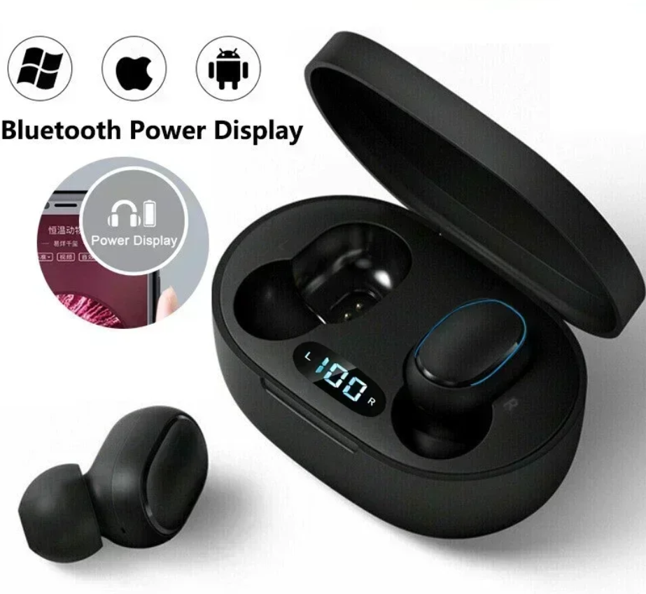 Wireless Bluetooth earphone with Mic LED Display Earbuds  Bluetooth  earbuds Fast delivery within 1-5 days