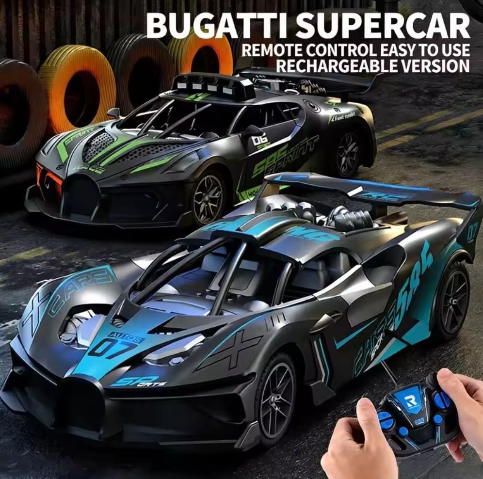 Rechargeable toy car Super RC Sports Car High Speed Remote Control Mini Scale Model Vehicle Electric Drift Racing Car Gift for Kids Back to School Birthday Gift Local fast delivery