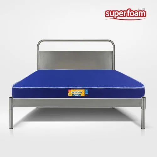 Superfoam Morning Glory School Mattress- Blue 4 ft x 6 ft x 6 inch thickness