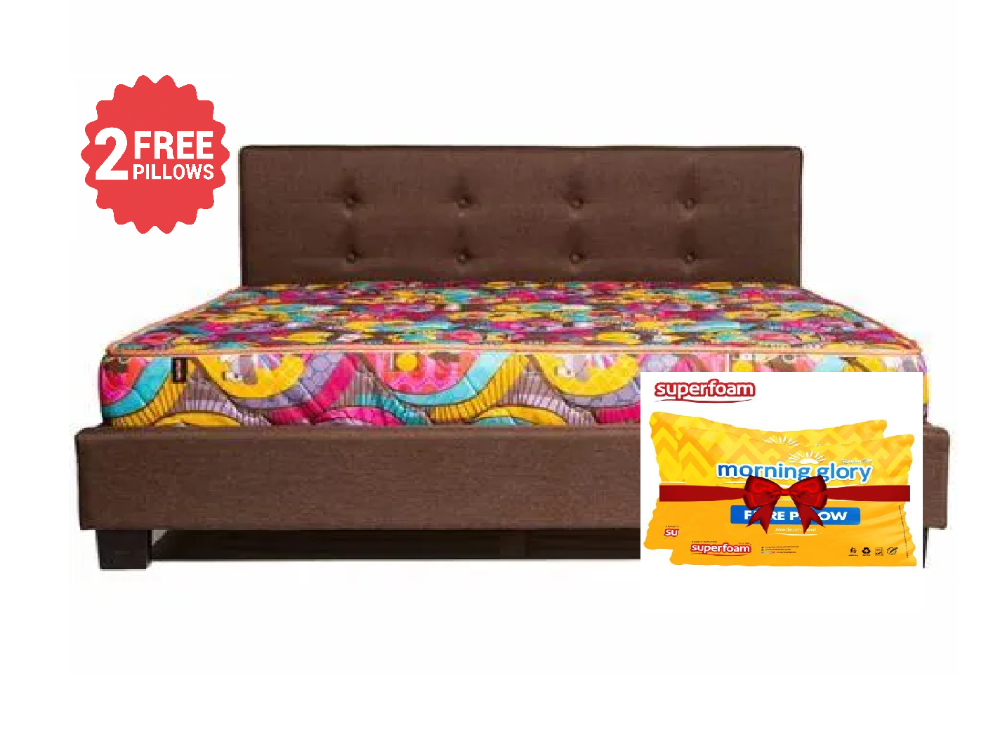 (CRAZY OFFER) Superfoam morning High Density Mattresses are specially designed to provide an overall firm feel with comfortable support to your entire body ensuring refreshed and rejuvenat
