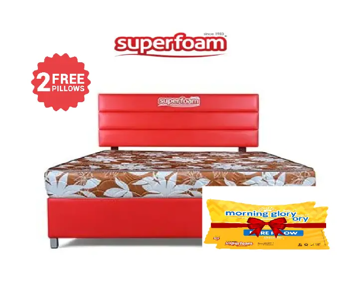 (CRAZY OFFER) Superfoam morning Glory Medium Duty Mattress are specially designed to provide an overall firm feel with comfortable support to your entire body ensuring refreshed and rejuvenat