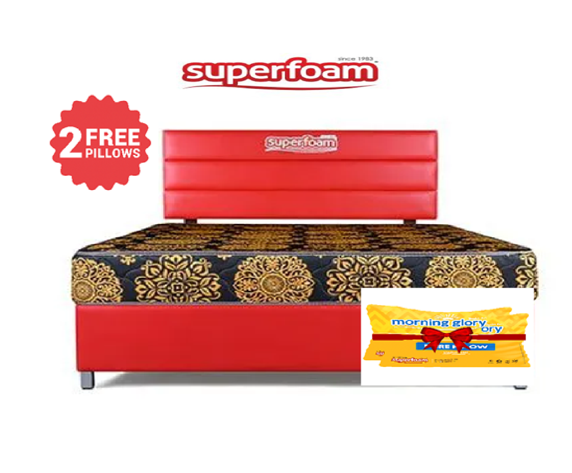 (CRAZY OFFER) Superfoam morningMedium Duty Mattress are specially designed to provide an overall firm feel with comfortable support to your entire body ensuring refreshed and rejuvenat