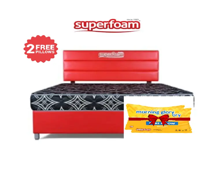 (CRAZY OFFER) Superfoam morning Glory Medium Duty Mattress are specially designed to provide an overall firm feel with comfortable support to your entire body ensuring refreshed and rejuvenat