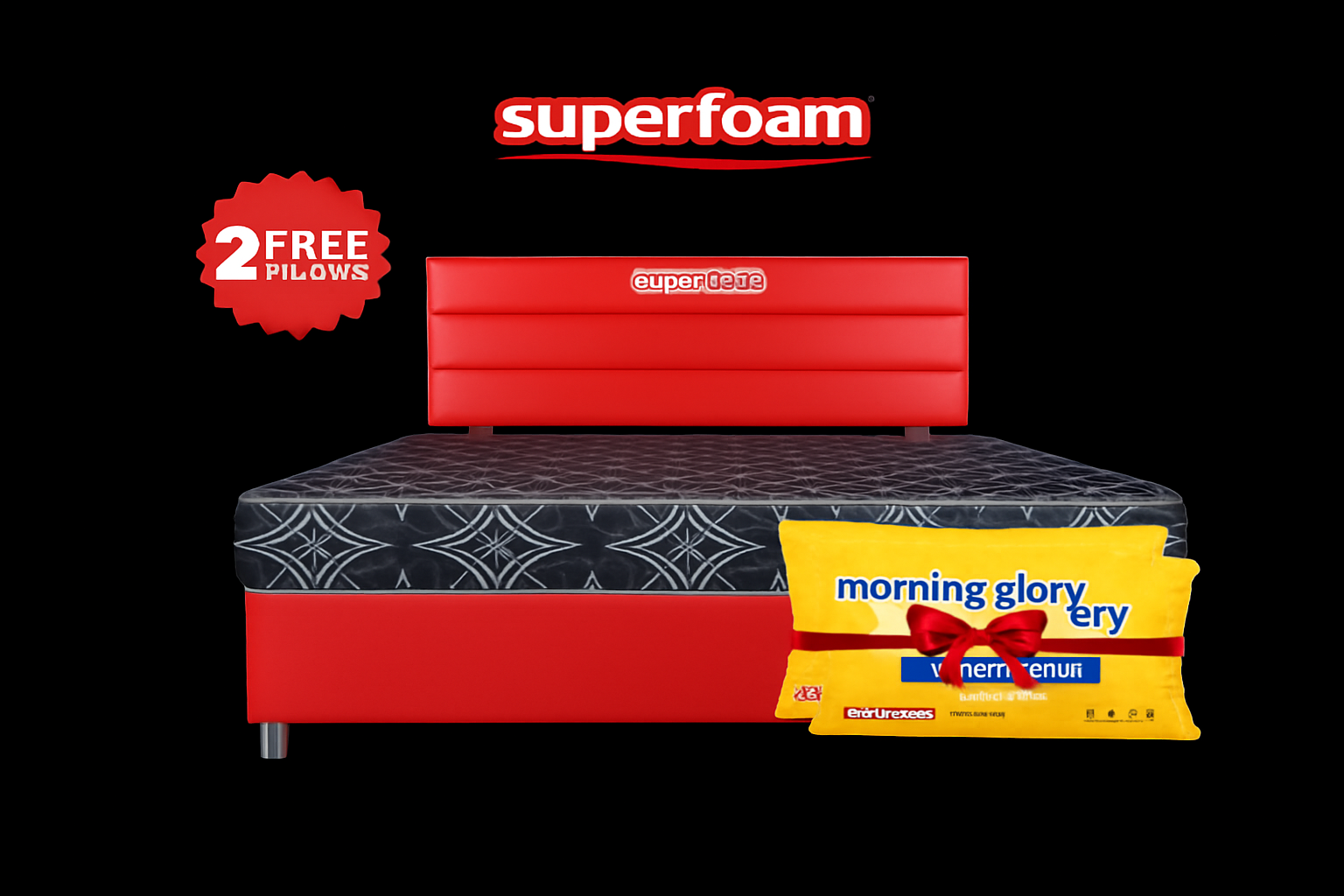 (CRAZY OFFER) Superfoam morning Glory Medium Duty Mattress are specially designed to provide an overall firm feel with comfortable support to your entire body ensuring refreshed and rejuvenat