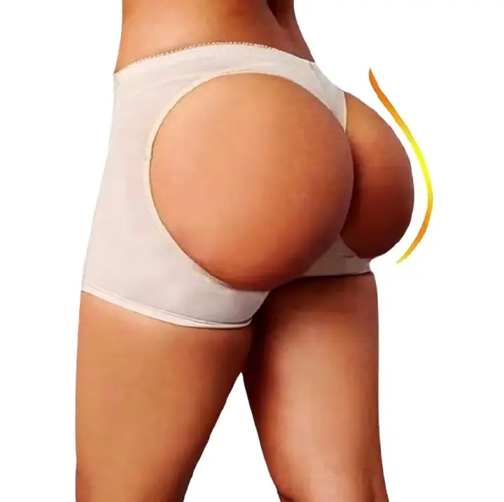 Women Butt Enhancer Butt Lift Shaper Butt Lifter With Tummy Control Female Booty Lifter (Without sponge) Panties Lady Hip shaping panties Briefs Underwear Booty Body Shaper