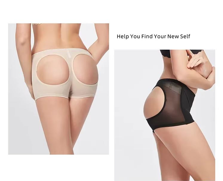Women Butt Enhancer Butt Lift Shaper Butt Lifter With Tummy Control Female Booty Lifter (Without sponge) Panties Lady Hip shaping panties Briefs Underwear Booty Body Shaper