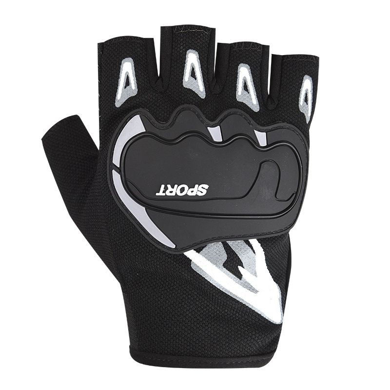 A pair Long Wrist Half-finger Gloves Men's And Women's Motorcycle Gloves Fitness Barbell Equipment Weightlifting Outdoor Sports Cycling Gloves
