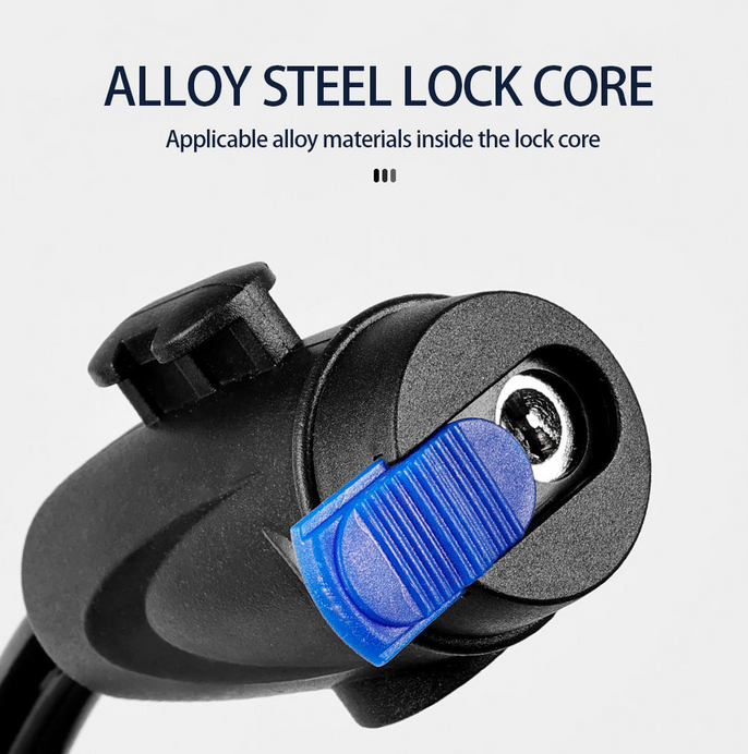 SXCHEN Anti Theft Bike Lock Security Level 1 Thickened Motorcycle Lock Bicycle Ring Lock Mountain Motorcycle Steel Wire Lock Alloy Steel Wire Lock Bike Lock Tricycle Locks Heavy Duty Anti Theft