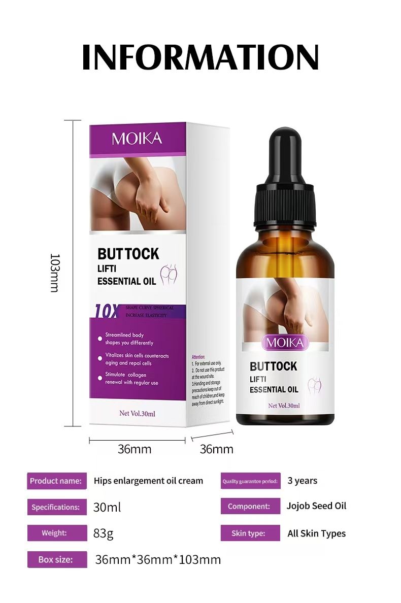 Butt & Hips enlargement oil cream Garlic Hip Lift Up Ass Oil Buttocks Enhancement Big Butt Hips Enlargement Cream 30ml