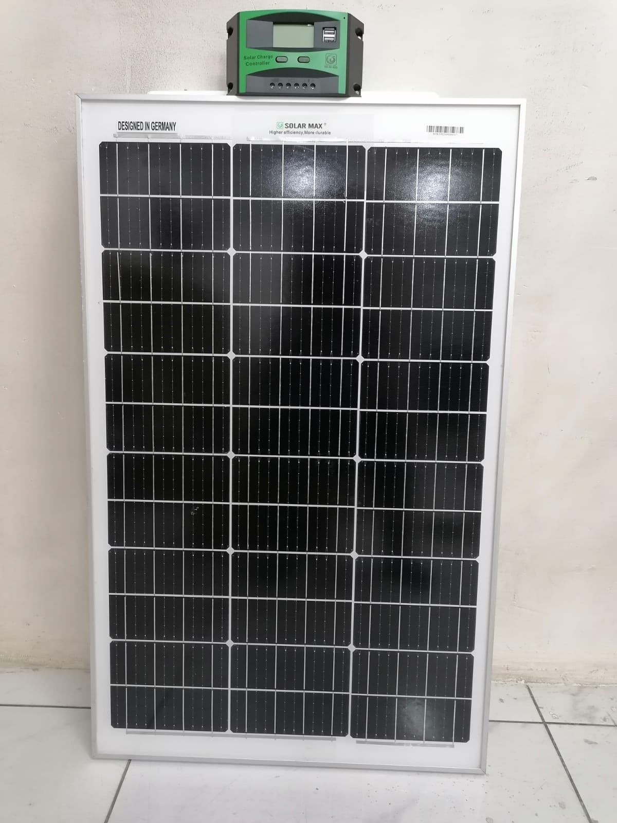 Solarmax 100W All Weather Solar Panel + 10A Charge Controller – Efficient Solar Kit