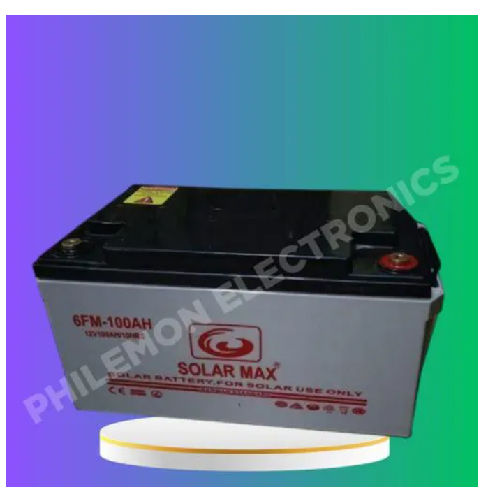 Solarmax High Quality 100ah Solar Battery German Stardard