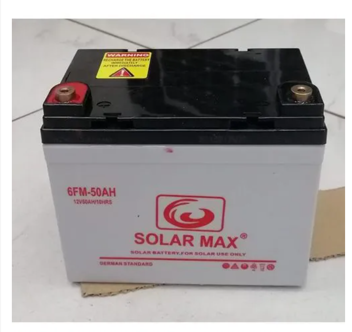 Solarmax 50ah Solar Battery Non Maintenance Dry