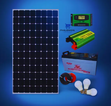 SOLARMAX ALL WEATHERED Full Kit 300W Solar Panel 200AH Battery 1000W Inverter 20A Digital Controller 4 LED Bulbs&10M Cable Ideal for Off-Grid Homes RVs & Emergency Power