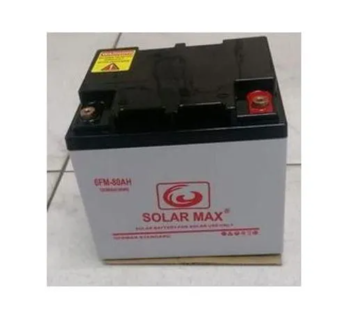 Solarmax 80AH Solar Battery Deep Cycle Solar Gel Battery No Maintenance