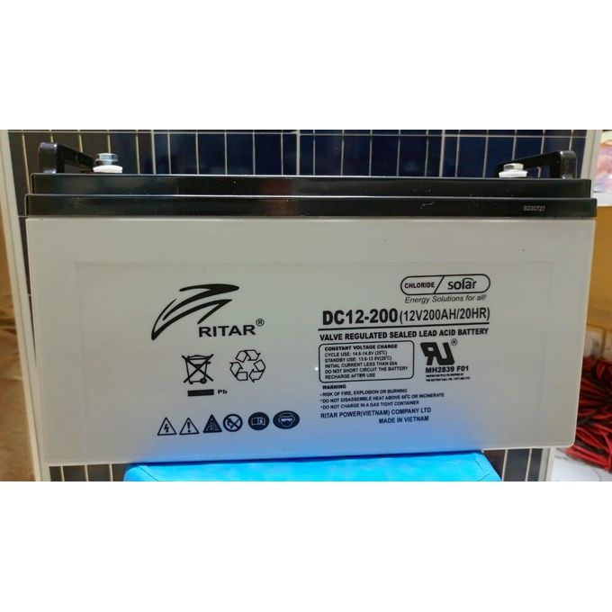 Ritar Solar Gel Battery 200Ah Solar Battery