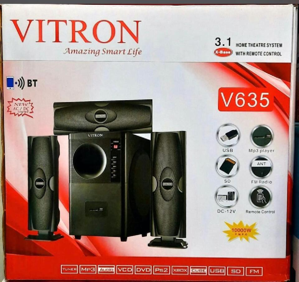 Vitron V635 3.1 Channel Bluetooth Speaker System – Powerful Multimedia Audio