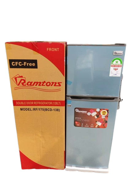 Ramtons Double Door Fridge – 128 Litres (Model RF175)
