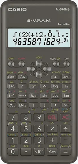 Casio fx-82MS 2-Line Display Scientific Calculator – Reliable & Easy-to-Use
