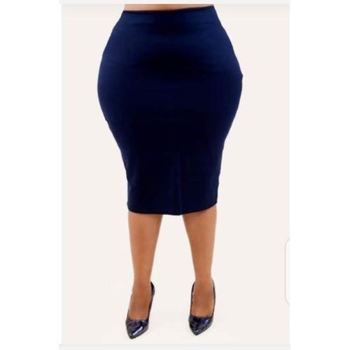 Fashion Ladies Classy Turkey Official Skirt navy blue