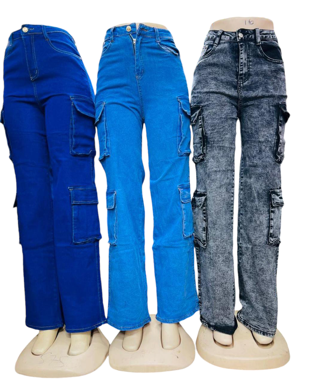 24 7 FASHION Ladies mummy jeans