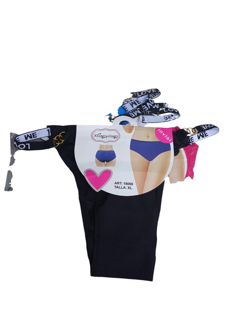 Fashion 3PCs Only Love Sexy Pure Cotton Thong Panties